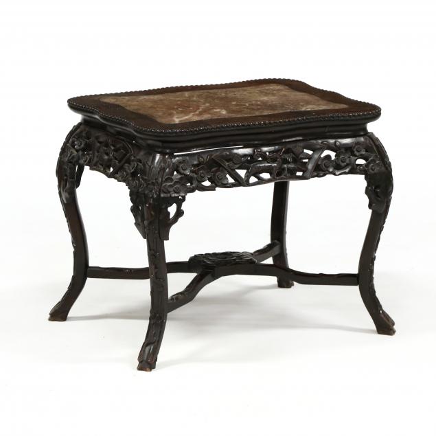 chinese-carved-hardwood-and-marble-low-table