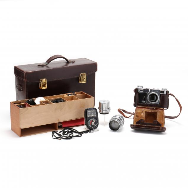 a-vintage-zeiss-ikon-camera-with-accessories