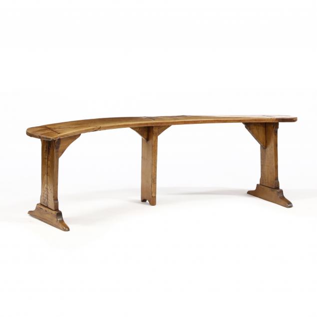 antique-french-curved-bench