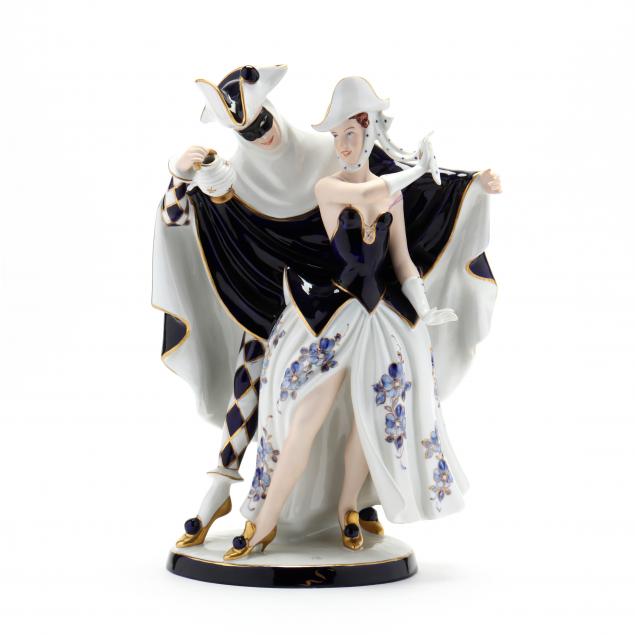 royal-dux-porcelain-harlequin-and-columbine