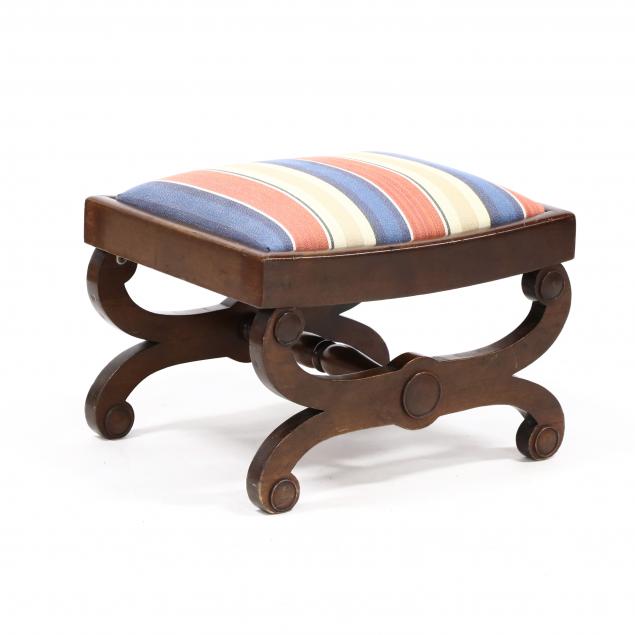 classical-style-mahogany-curule-bench