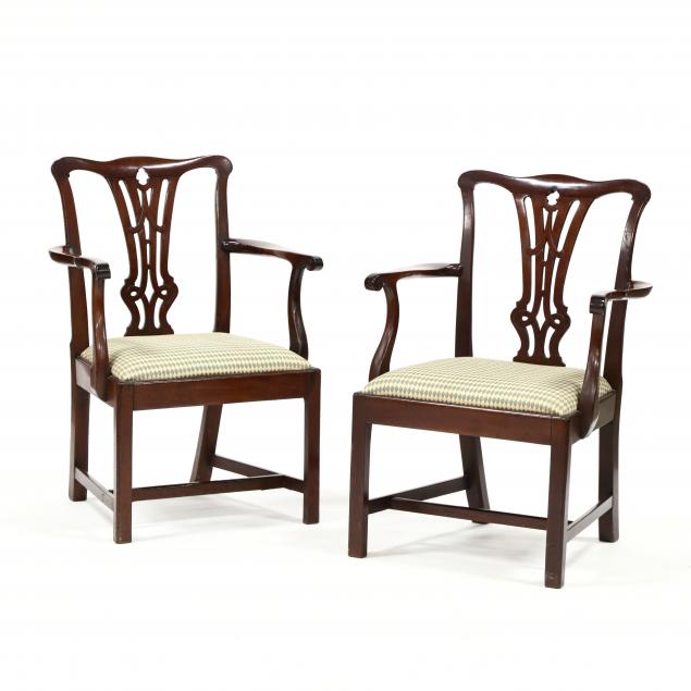 pair-of-chippendale-mahogany-armchairs