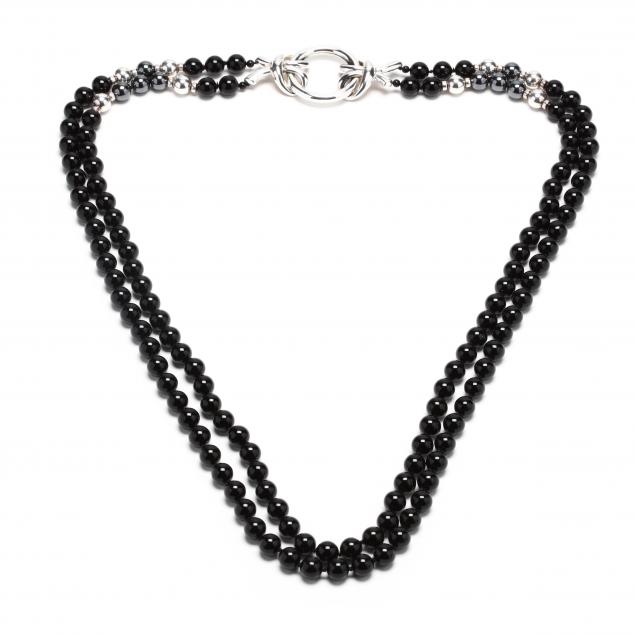 sterling-silver-and-onyx-bead-necklace-charles-krypell