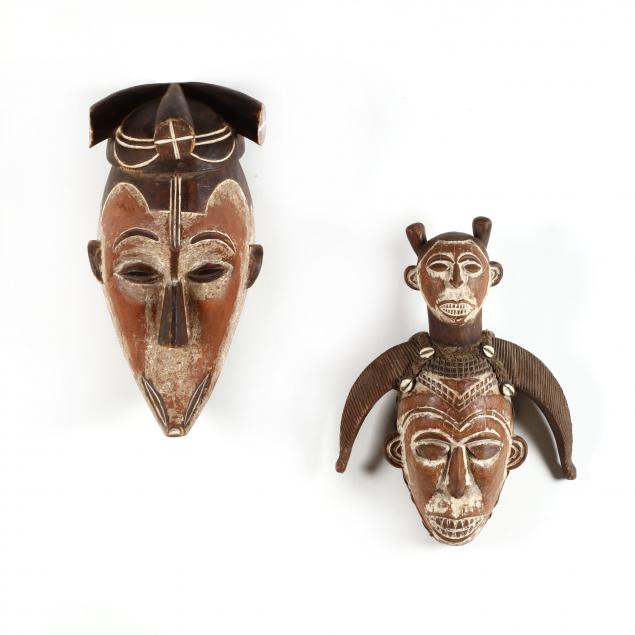 two-carved-african-masks-ivory-coast