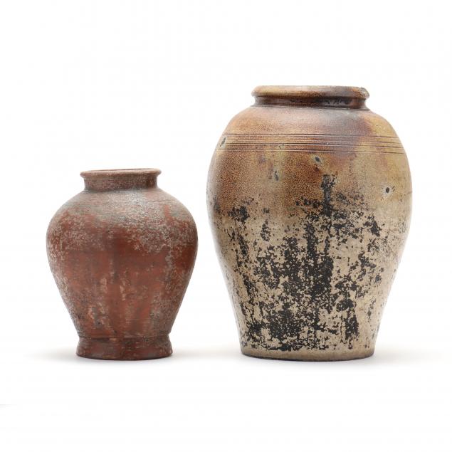 two-antique-pottery-jars
