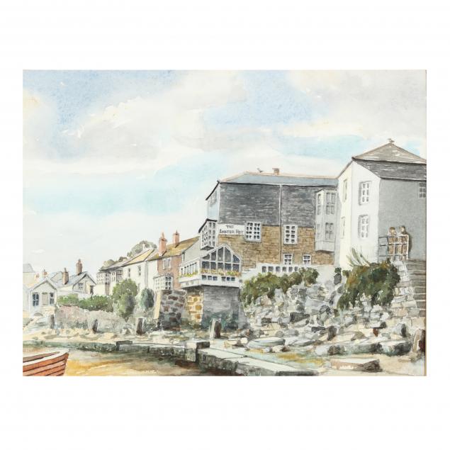 l-r-davies-english-20th-century-i-mousehole-i