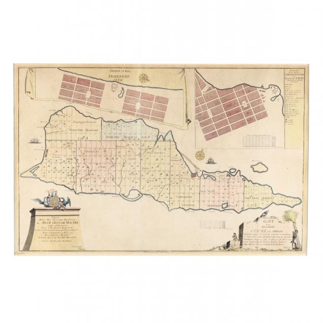 large-1754-map-of-st-croix-dutch-west-indies-by-jens-michelsen-beck