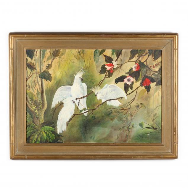 a-vintage-tropical-painting-of-three-cockatoos