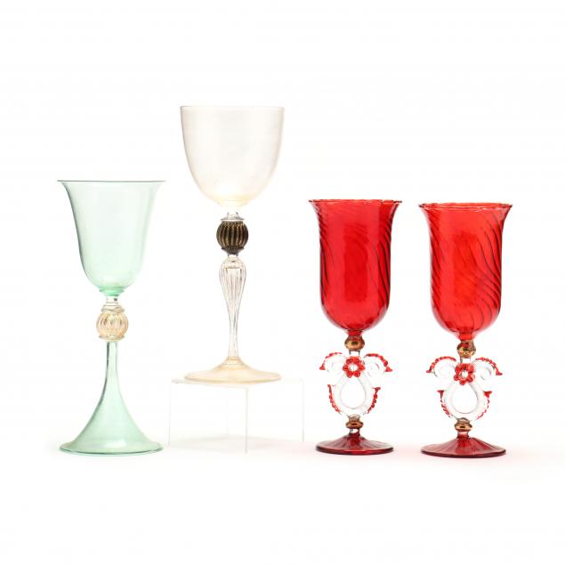 four-fine-venetian-glasses