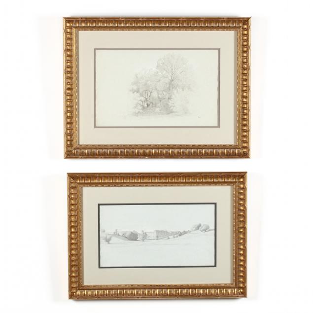 jean-achille-benouville-french-1815-1891-two-landscape-drawings