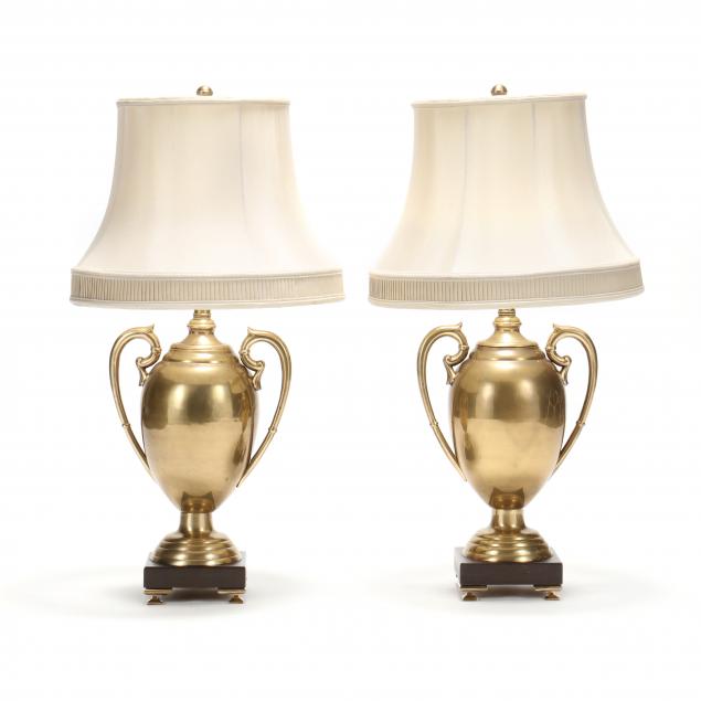 Pair Of Vintage Frederick Cooper Brass, Frederick Cooper Lamp