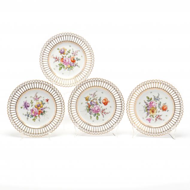 set-of-four-nymphenburg-porcelain-reticulated-cabinet-plates