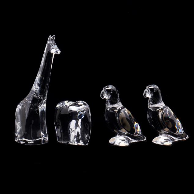 baccarat-four-crystal-tropical-animals