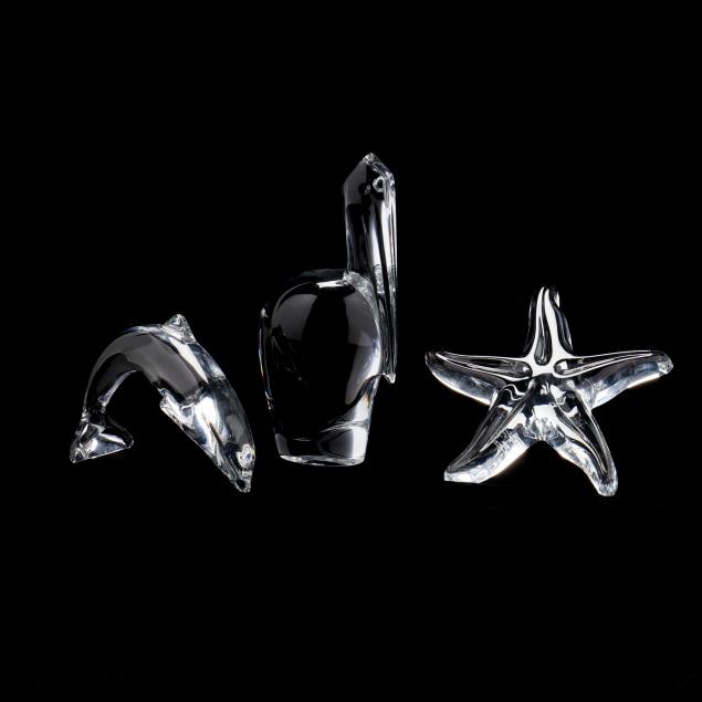 baccarat-three-crystal-sea-animals