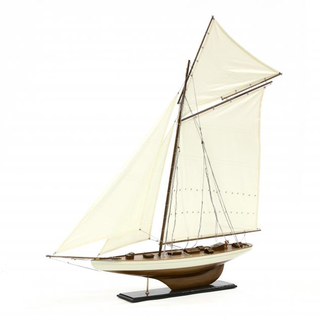 large-contemporary-model-of-a-schooner