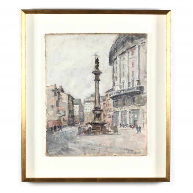 giovanni-colombo-da-busnago-italian-1908-1972-view-of-an-italian-piazza