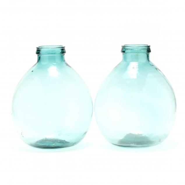 two-large-spanish-demijohn-storage-bottles