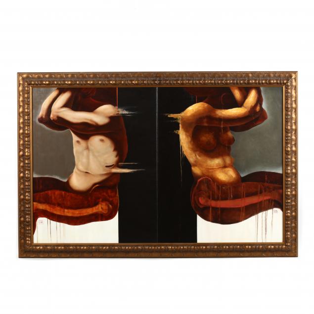 francisco-de-anda-mexican-20th-21st-century-large-diptych-of-adam-eve