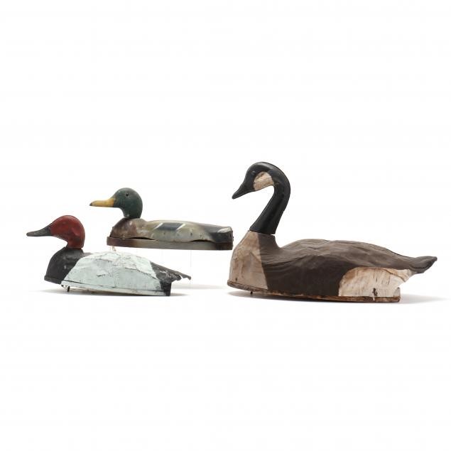 three-metal-decoys