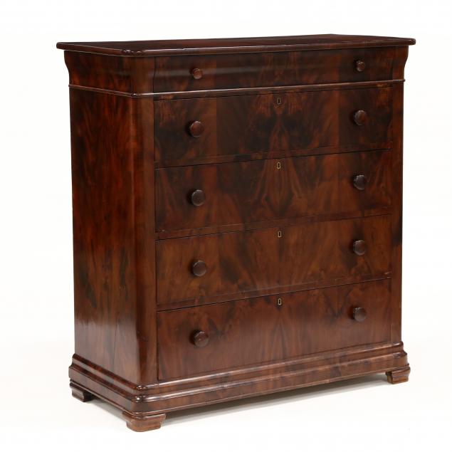 an-antique-american-classical-mahogany-chest-of-drawers
