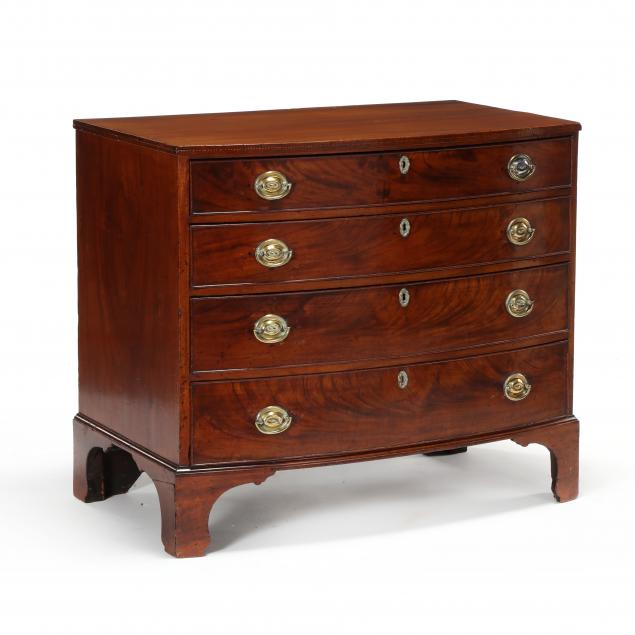 new-england-federal-mahogany-bowfront-inlaid-chest-of-drawers
