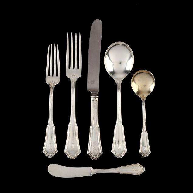a-large-reed-barton-jacobean-sterling-silver-flatware-service