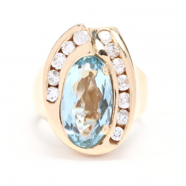 14kt-gold-aquamarine-and-diamond-ring