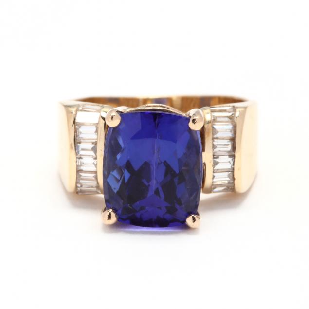 14kt-gold-tanzanite-and-diamond-ring