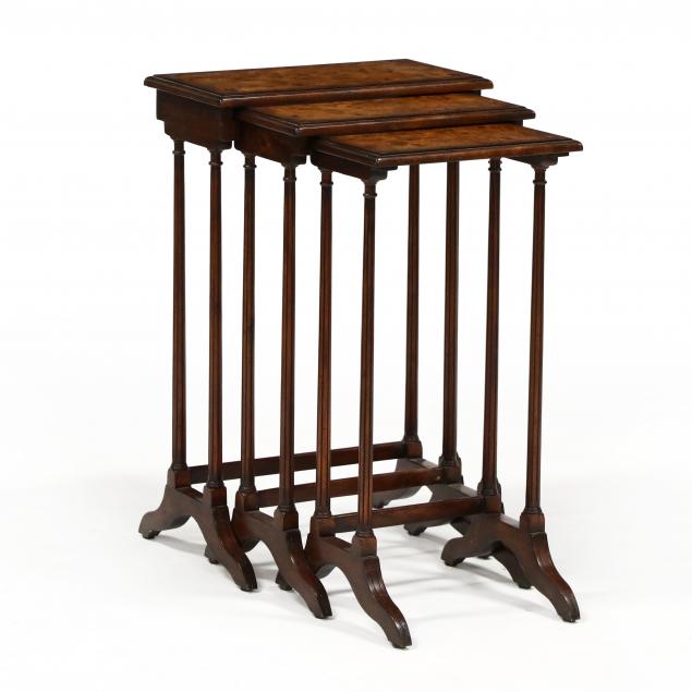 theodore-alexander-set-of-three-burlwood-nesting-tables