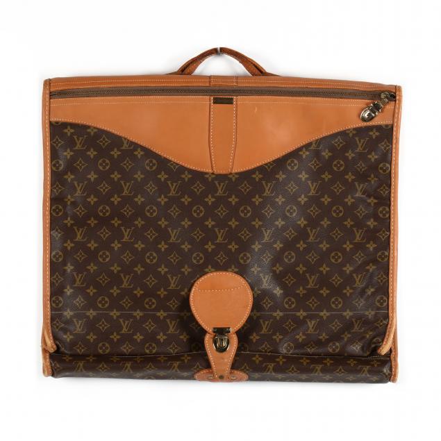 Lot - Louis Vuitton French Company Monogram Canvas Garment Bag