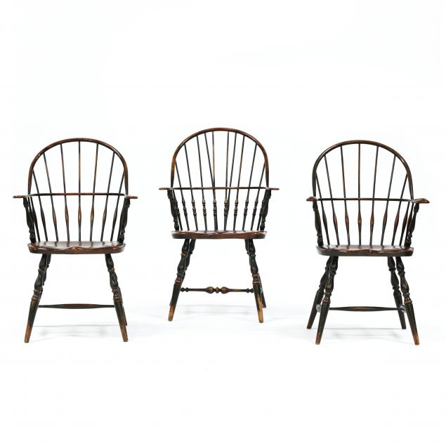 bob-timberlake-studio-three-windsor-armchairs