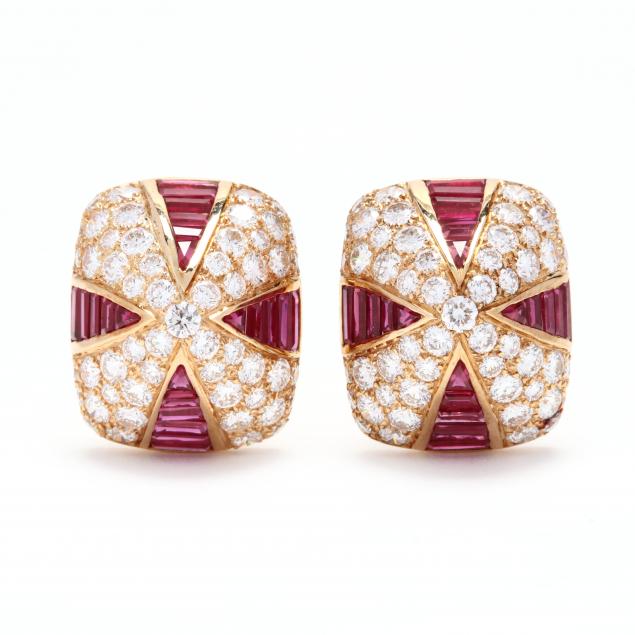 18kt-gold-ruby-and-diamond-earrings-oscar-heyman-brothers