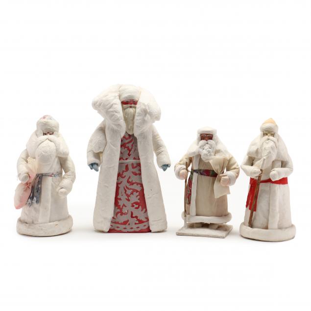 four-russian-grandfather-frost-figures