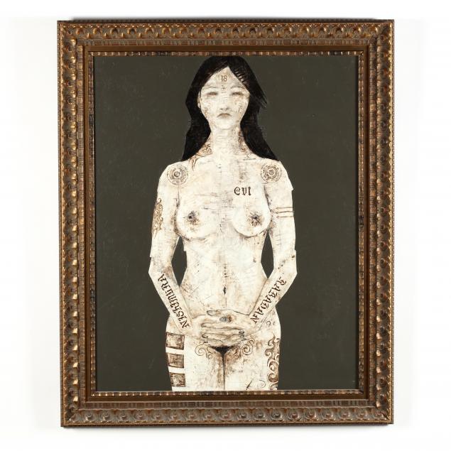 rene-rabadan-nishimura-mexican-20th-21st-century-standing-nude-figure