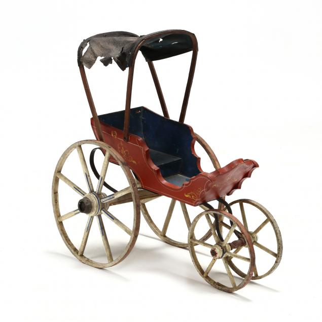 vintage-painted-doll-cart