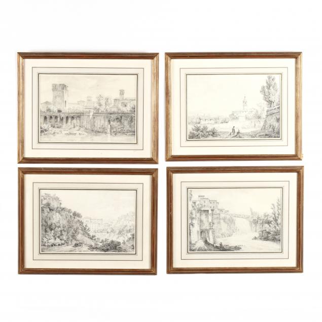 constant-bourgeois-du-castelet-french-italian-1767-1841-suite-of-four-views-of-italian-towns