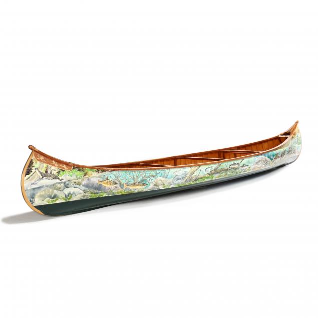 island-falls-canoe-i-millennium-sojourner-i-limited-edition-artist-painted-canoe