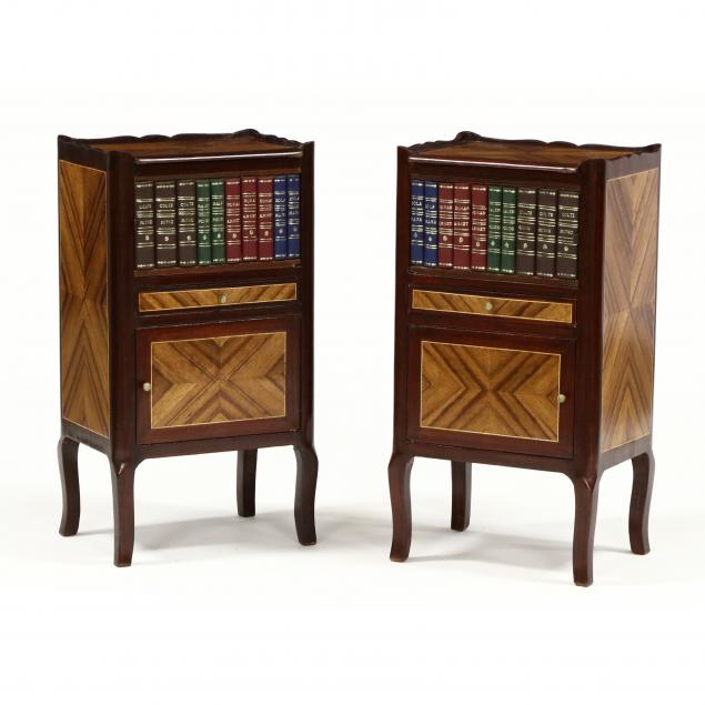 pair-of-french-inlaid-faux-book-side-cabinets