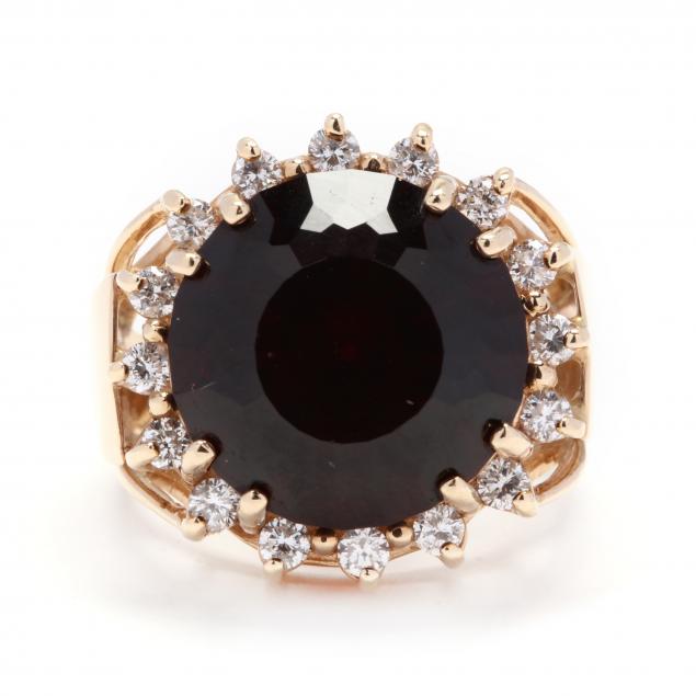 14kt-gold-garnet-and-diamond-ring