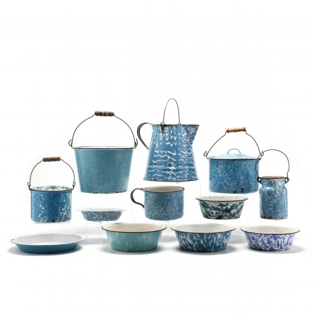 a-group-of-twelve-blue-graniteware