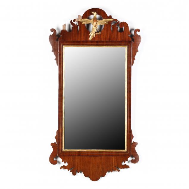 chippendale-carved-and-gilt-inlaid-mahogany-wall-mirror