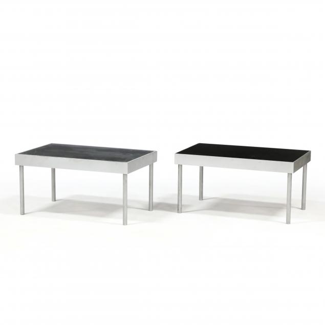 jonathan-nesci-in-pair-of-custom-aluminum-low-tables