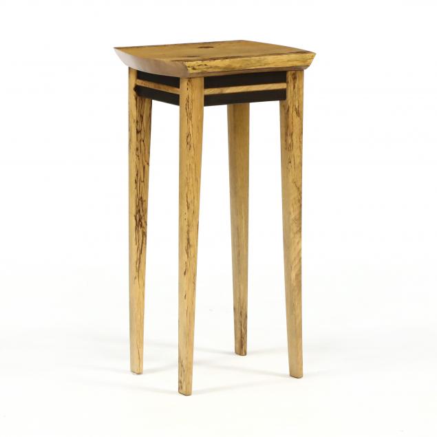 keith-allen-va-b-1945-spalted-hickory-side-table