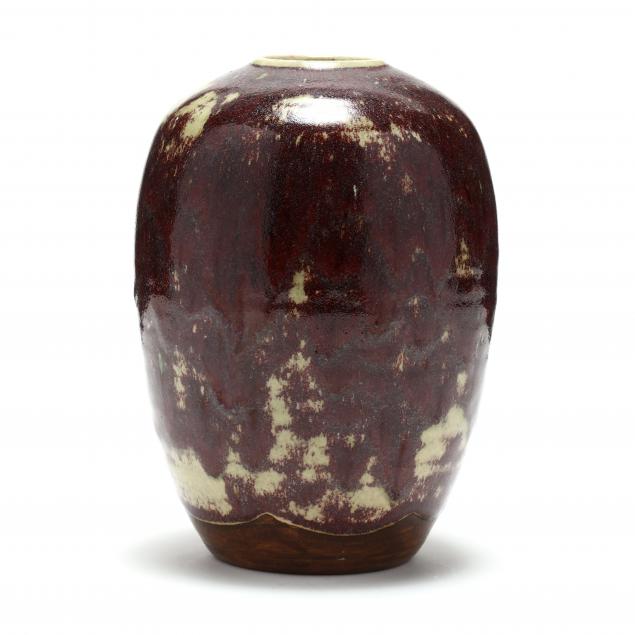 nc-art-pottery-ben-owen-iii-tall-egg-vase