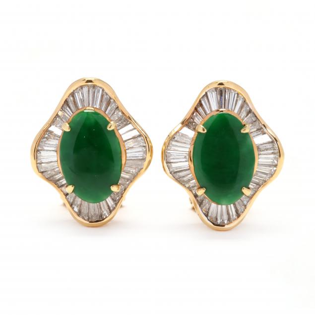 18kt-gold-jadeite-and-diamond-earrings