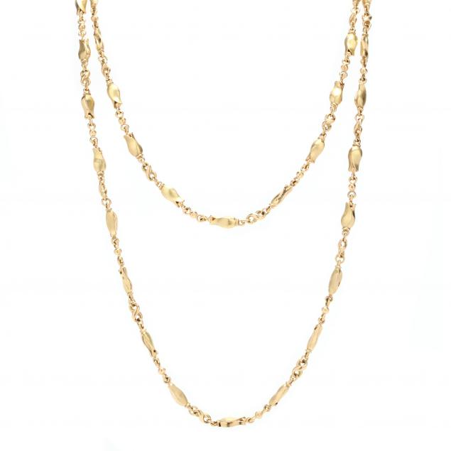 18kt-gold-tulip-chain-necklace-georg-jensen