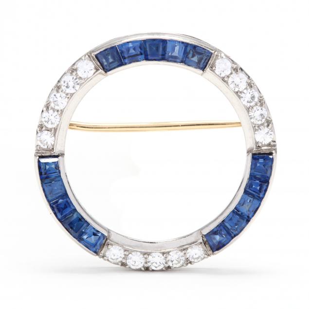 platinum-sapphire-and-diamond-circle-brooch-tiffany-co