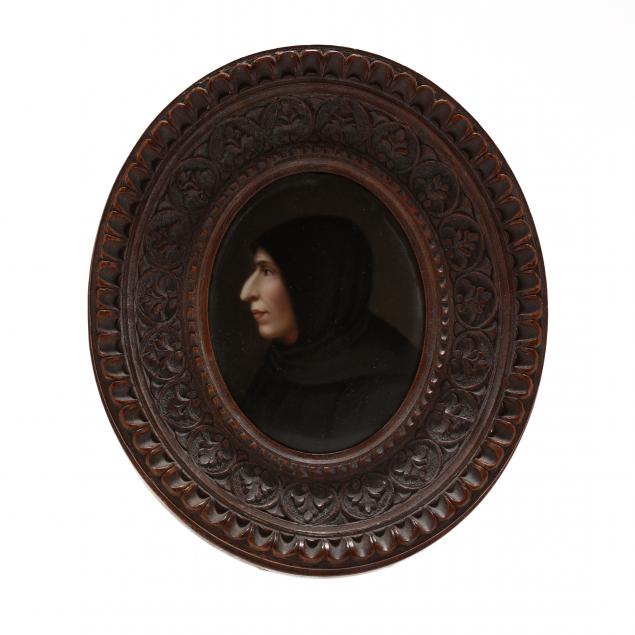 antique-porcelain-portrait-plaque-of-savonarola