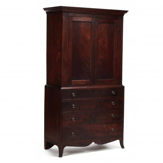 southern-federal-diminutive-walnut-linen-press