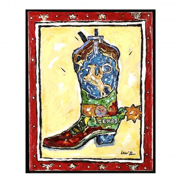 leslie-lew-american-born-1953-i-cowboy-boot-i